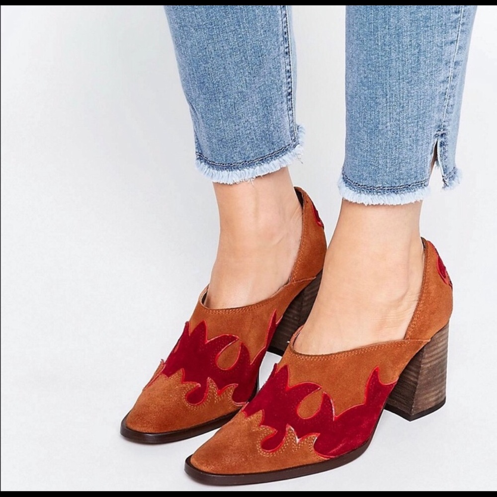Free People Western Alamo Ankle Booties